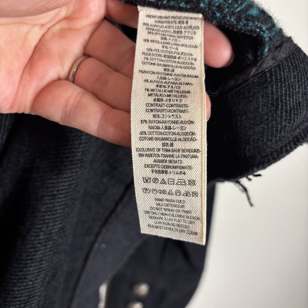 Free People Better Together Blazer Jacket, Black, Medium - Picture 6 of 8